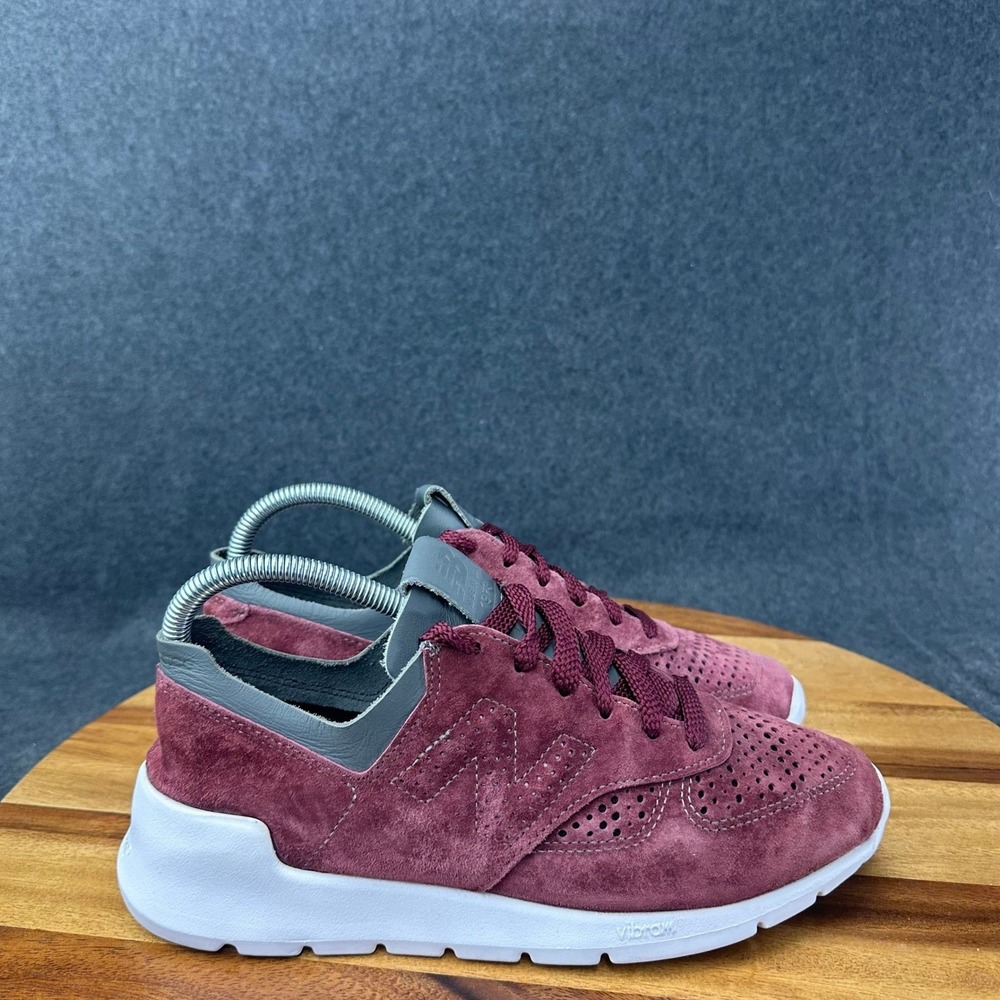 New Balance 1978 Made in USA Burgundy Suede Vibram Sneakers ML1978BN Mens Sz 7